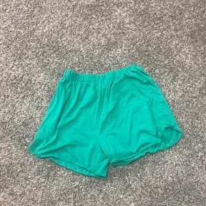 Teal sleepwear shorts